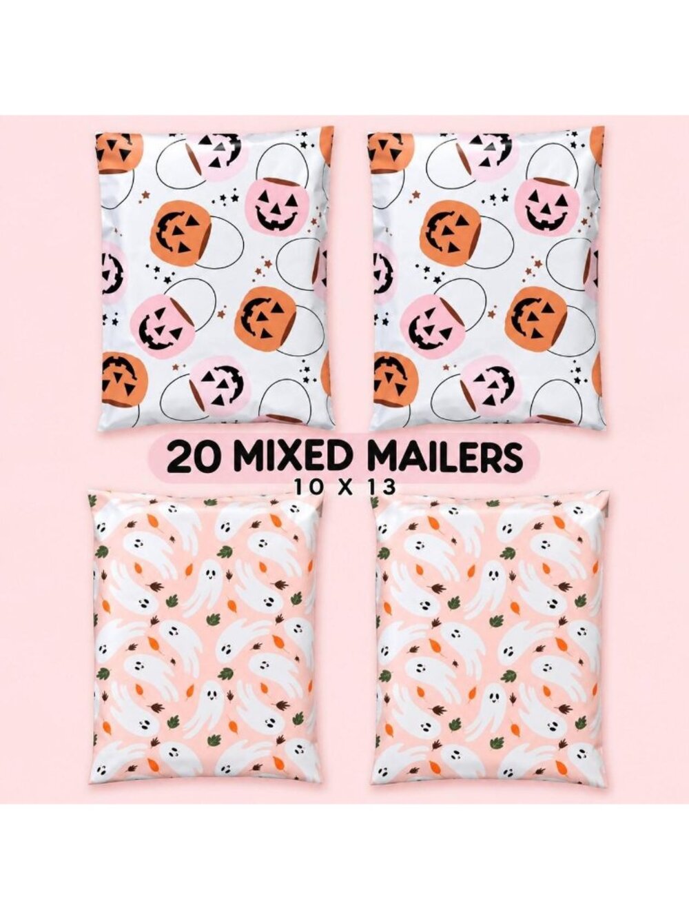 20 Assorted Poly Mailers Size 10x13